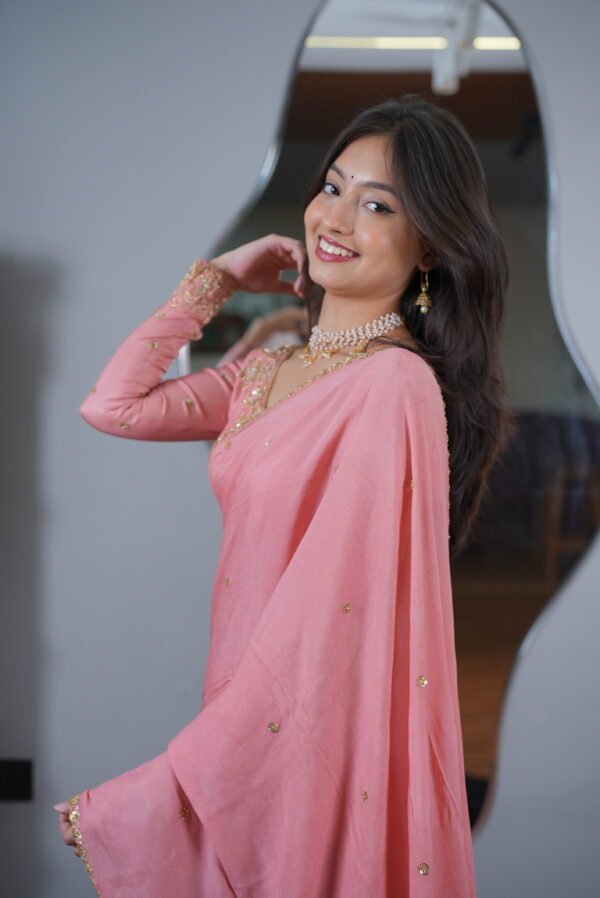 Chanderi silk lehenga set