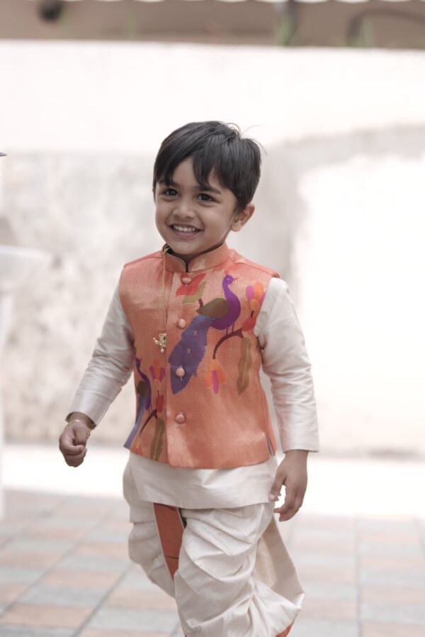 Pure Paithani dhoti set